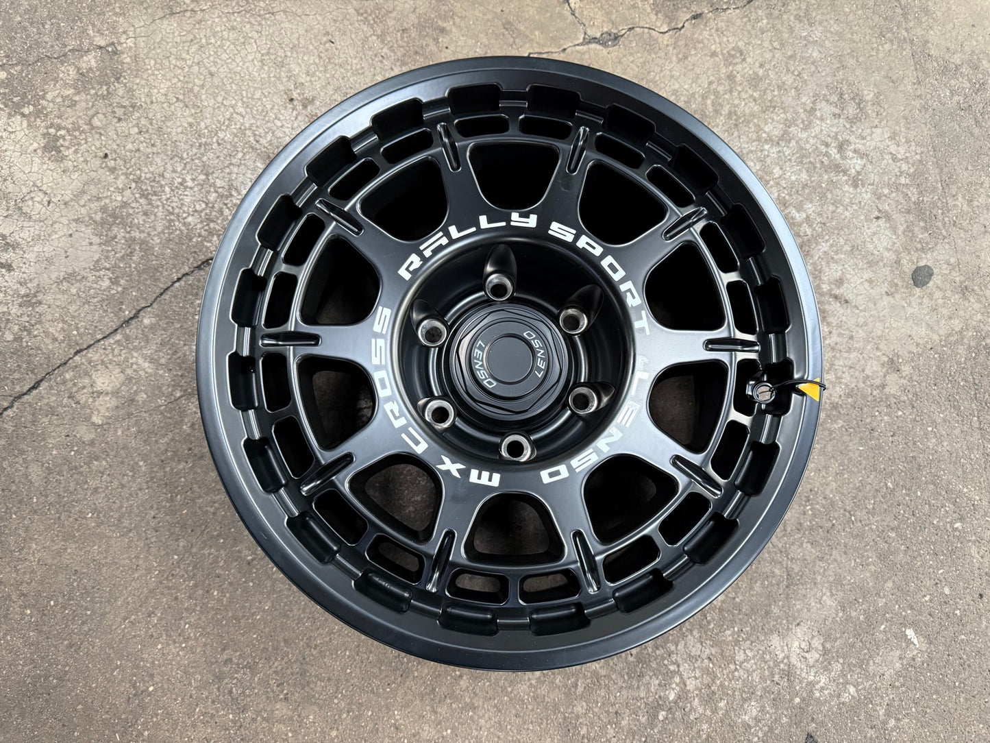 New 16X8 ET0 Lenso MX Ebola Rim (4 wheel) Matt Black 6X139.7