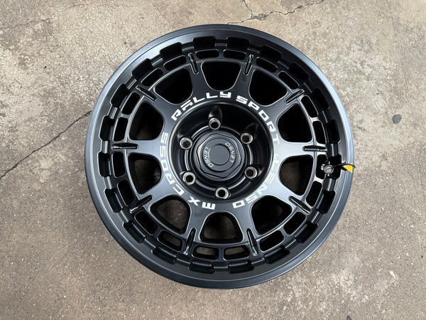 New 16X8 ET0 Lenso MX Ebola Rim (4 wheel) Matt Black 6X139.7