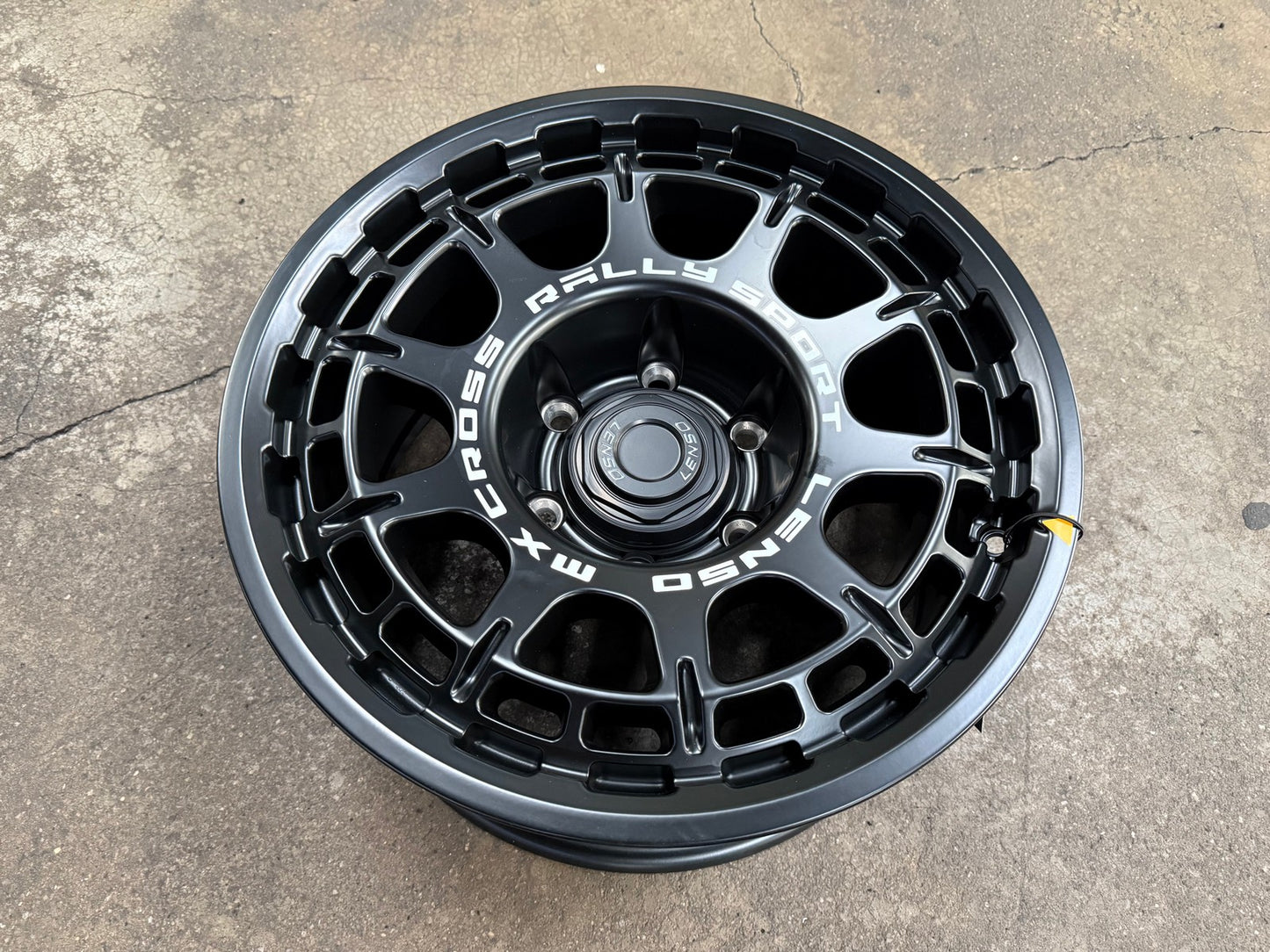 New 16X8 ET0 Lenso MX Ebola Rim (4 wheel) Matt Black 6X139.7
