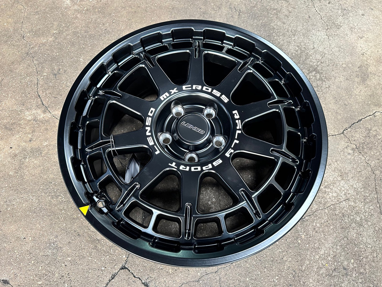 New 18X8 ET42 Lenso MX Ebola Rim (4 wheel) Matt Black 5X114.3