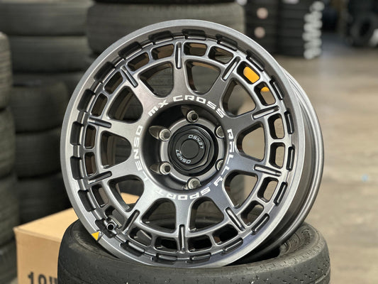 New 18X9 ET0 Lenso MX Ebola Rim (4 wheel) Matt Gunmetal 6X139.7