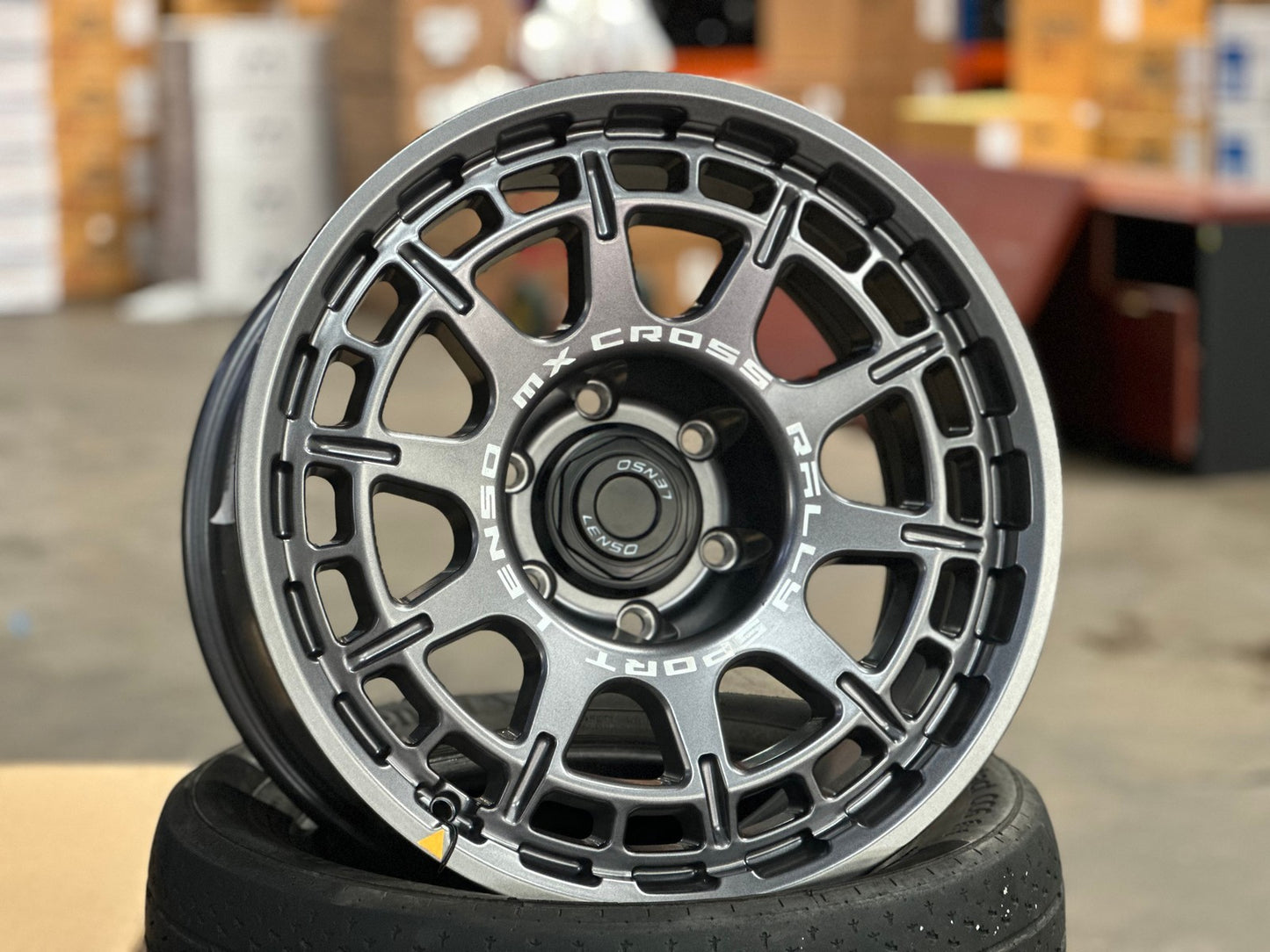 New 18X9 ET0 Lenso MX Ebola Rim (4 wheel) Matt Gunmetal 6X139.7