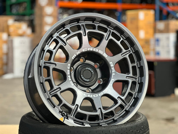 New 18X9 ET0 Lenso MX Ebola Rim (4 wheel) Matt Gunmetal 6X139.7