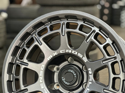 New 18X9 ET0 Lenso MX Ebola Rim (4 wheel) Matt Gunmetal 6X139.7