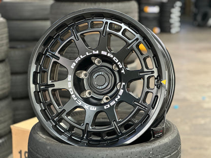 New 18X9 ET0 Lenso MX Ebola Rim (4 wheel) Matt Black 6X139.7