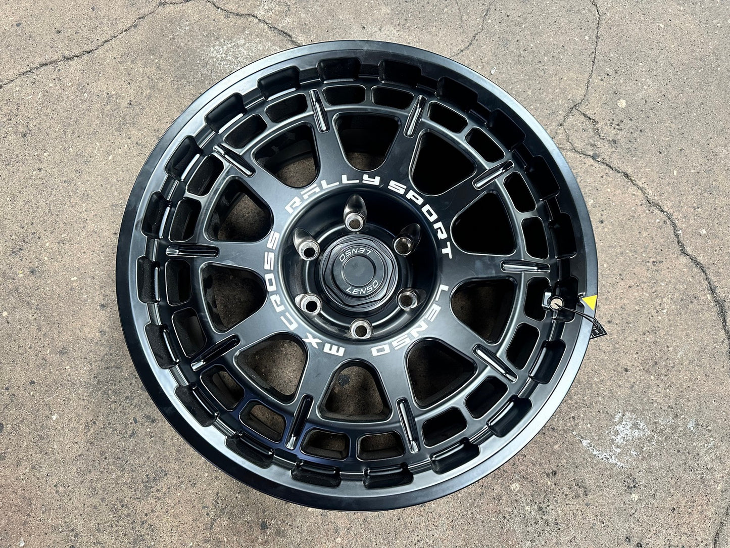 New 18X9 ET0 Lenso MX Ebola Rim (4 wheel) Matt Black 6X139.7
