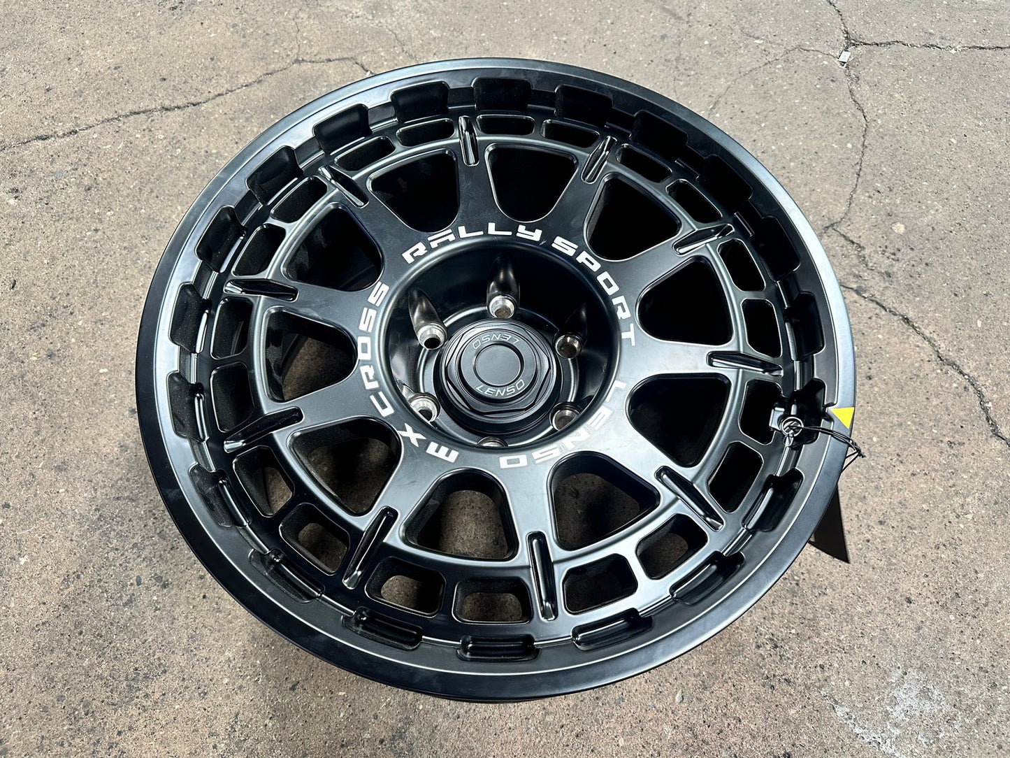 New 18X9 ET0 Lenso MX Ebola Rim (4 wheel) Matt Black 6X139.7
