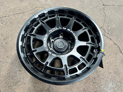 New 18X9 ET0 Lenso MX Ebola Rim (4 wheel) Matt Black 6X139.7