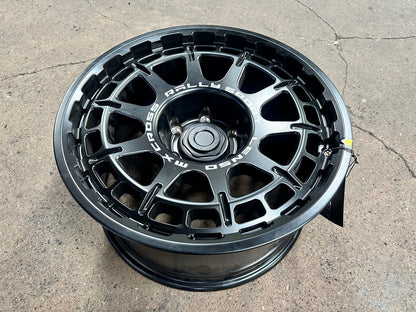 New 18X9 ET0 Lenso MX Ebola Rim (4 wheel) Matt Black 6X139.7