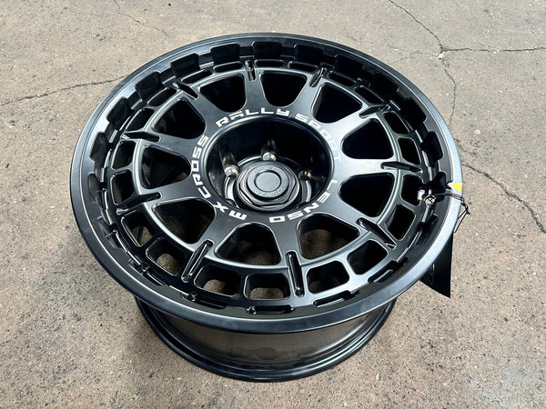 New 18X9 ET0 Lenso MX Ebola Rim (4 wheel) Matt Black 6X139.7