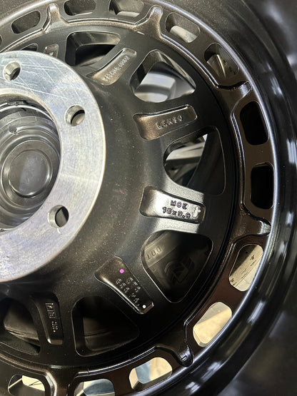 New 18X9 ET0 Lenso MX Ebola Rim (4 wheel) Matt Black 6X139.7