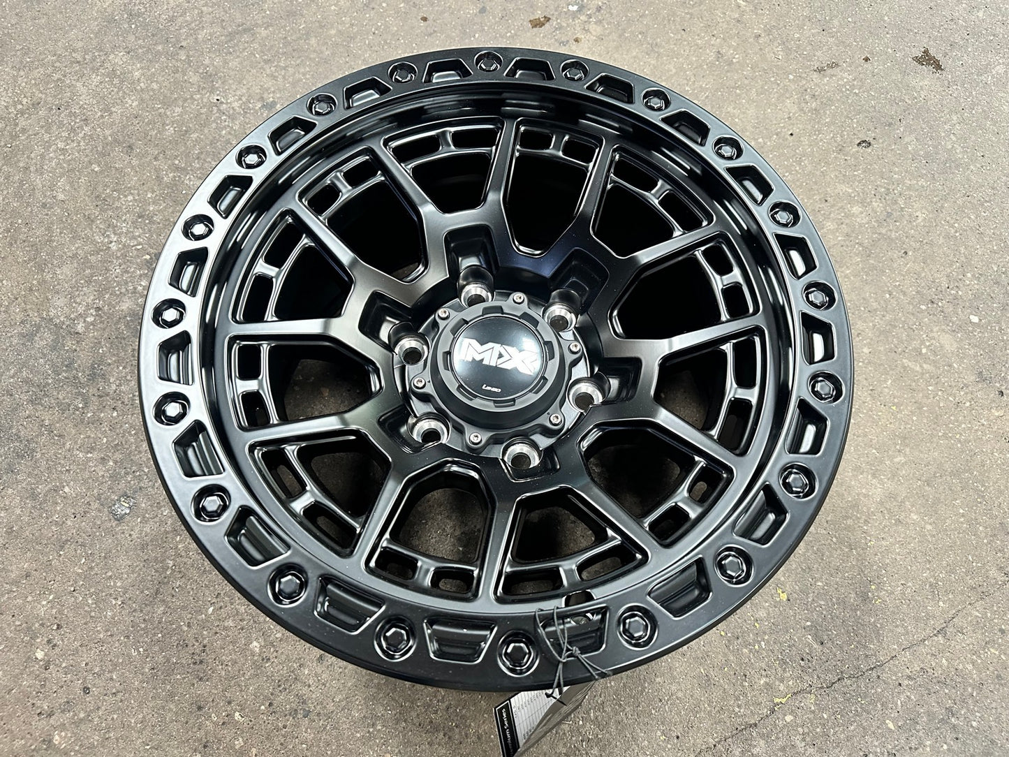 New 16X8.5 ET0 Lenso MX Gravel Rim (4 wheel) Matt Black 6X139.7