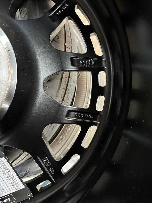 New 18X9 ET20 Lenso MX Gravel Rim (4 wheel) Matt Black 6X114.3