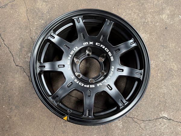 New 18X9 ET0 Lenso MX Halo Rim (4 wheel) Matt Black 6X139.7