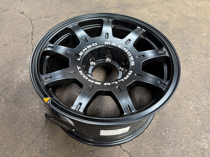New 18X9 ET0 Lenso MX Halo Rim (4 wheel) Matt Black 6X139.7