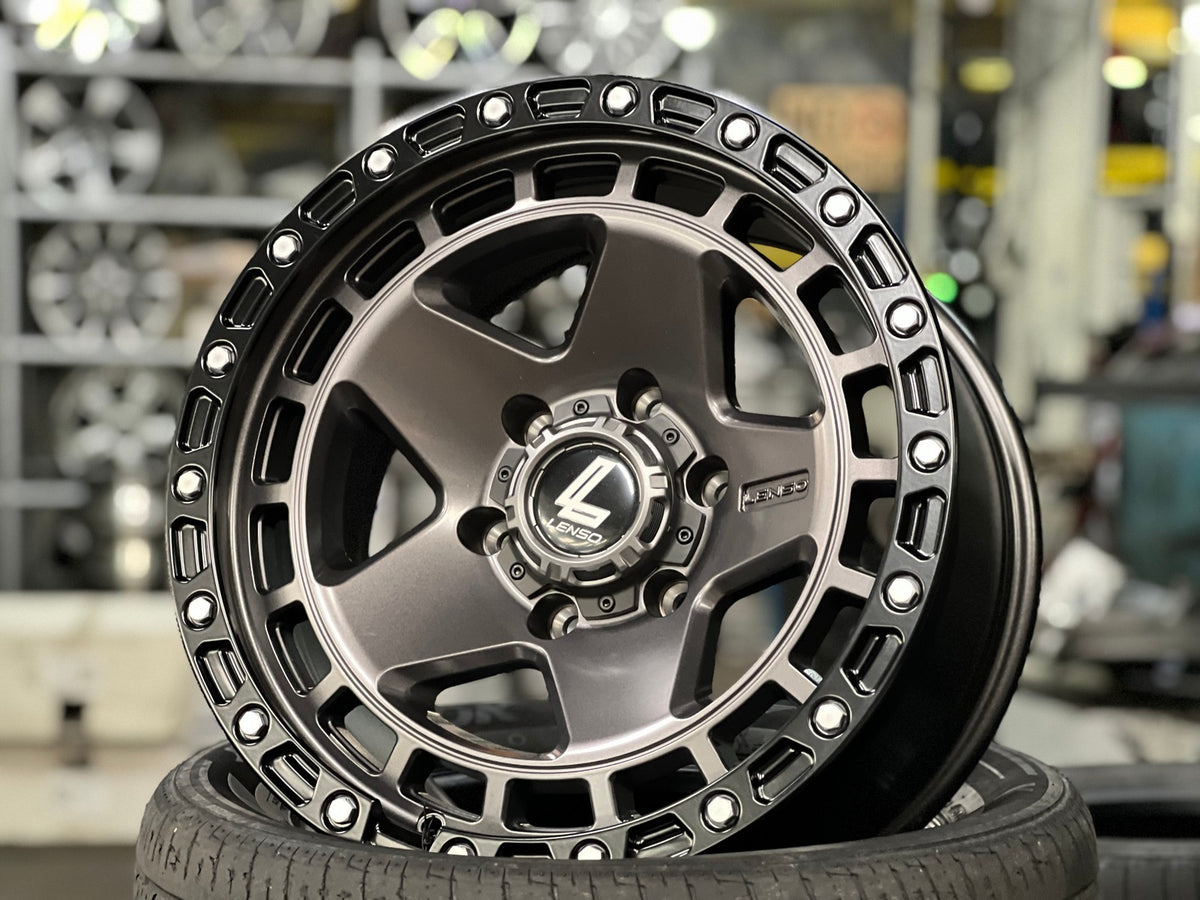 New 17X9 ET-12 Lenso MXM Rim (4 wheel) Matt Black 6X139.7