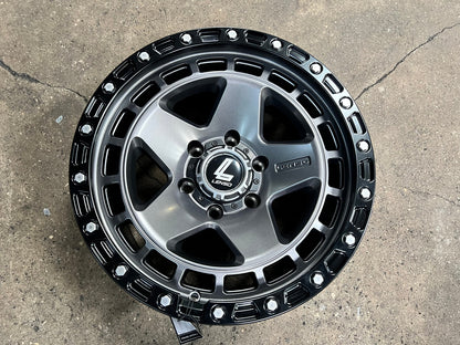 New 17X9 ET-12 Lenso MXM Rim (4 wheel) Matt Black 6X139.7