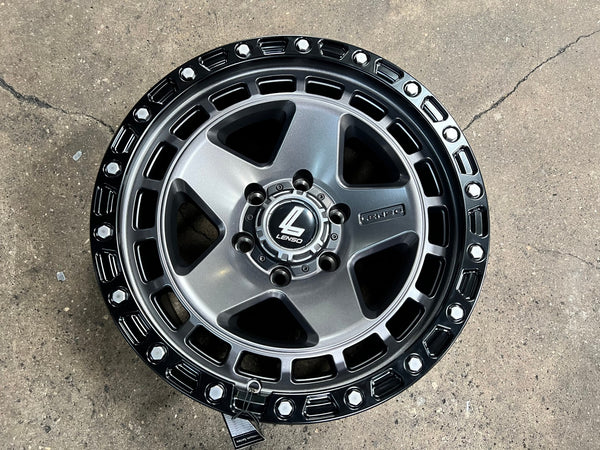 New 17X9 ET-12 Lenso MXM Rim (4 wheel) Matt Black 6X139.7