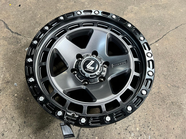 New 17X9 ET-12 Lenso MXM Rim (4 wheel) Matt Black 6X139.7