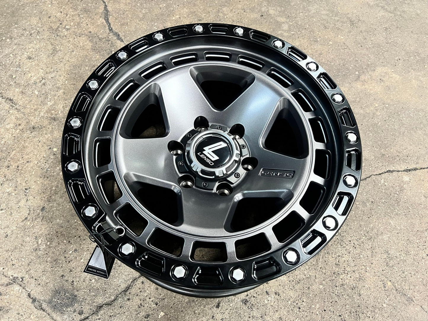 New 17X9 ET-12 Lenso MXM Rim (4 wheel) Matt Black 6X139.7