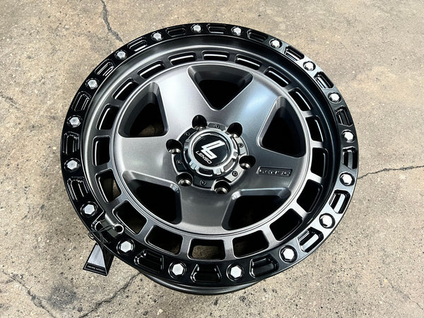 New 17X9 ET-12 Lenso MXM Rim (4 wheel) Matt Black 6X139.7