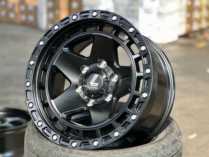 New 17X9 ET0 Lenso MXM Rim (4 wheel) Matt Black 6X139.7