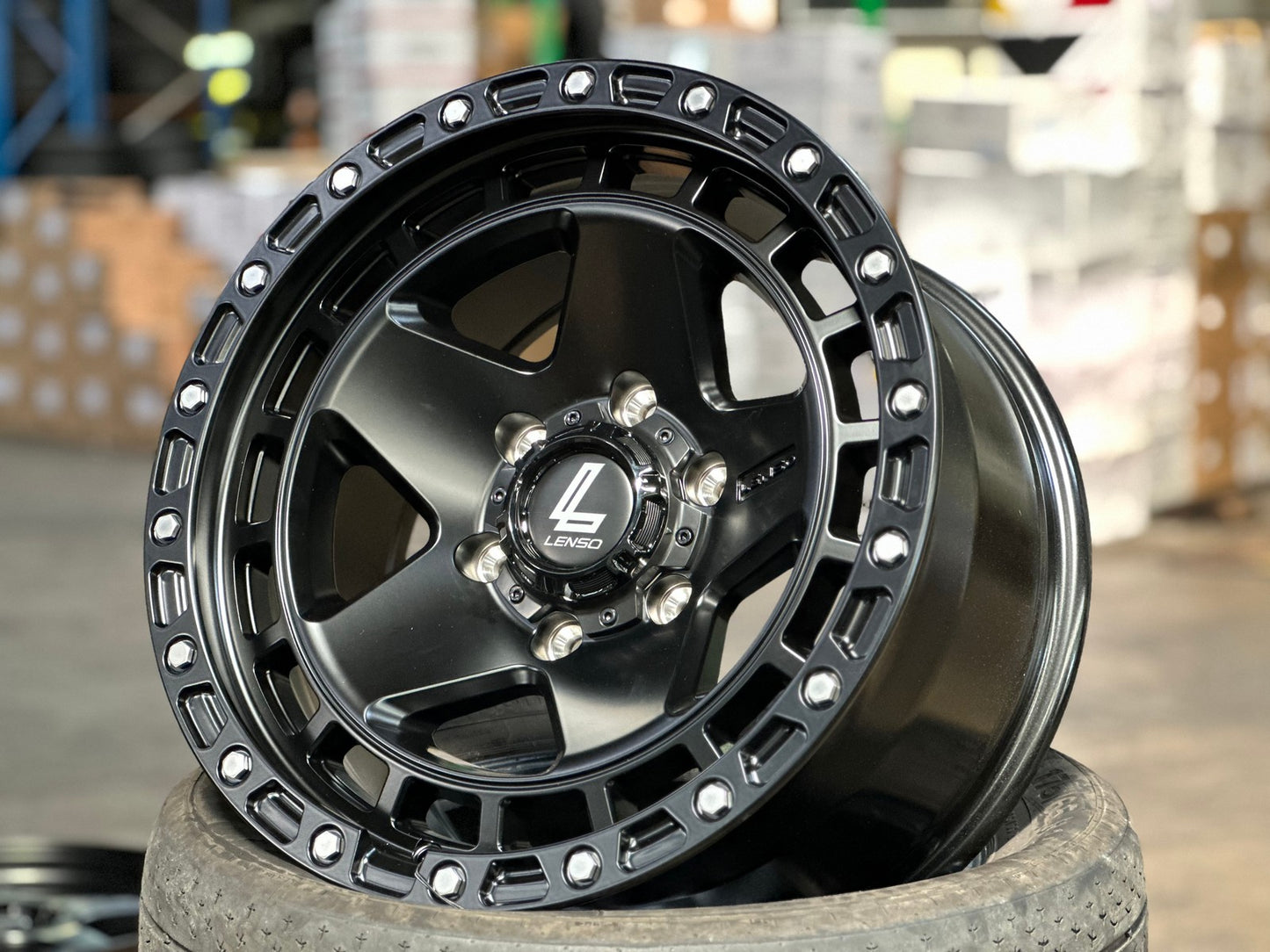 New 17X9 ET0 Lenso MXM Rim (4 wheel) Matt Black 6X139.7