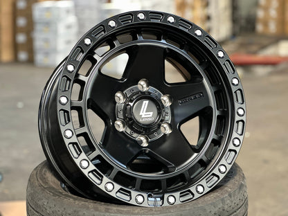 New 17X9 ET0 Lenso MXM Rim (4 wheel) Matt Black 6X139.7