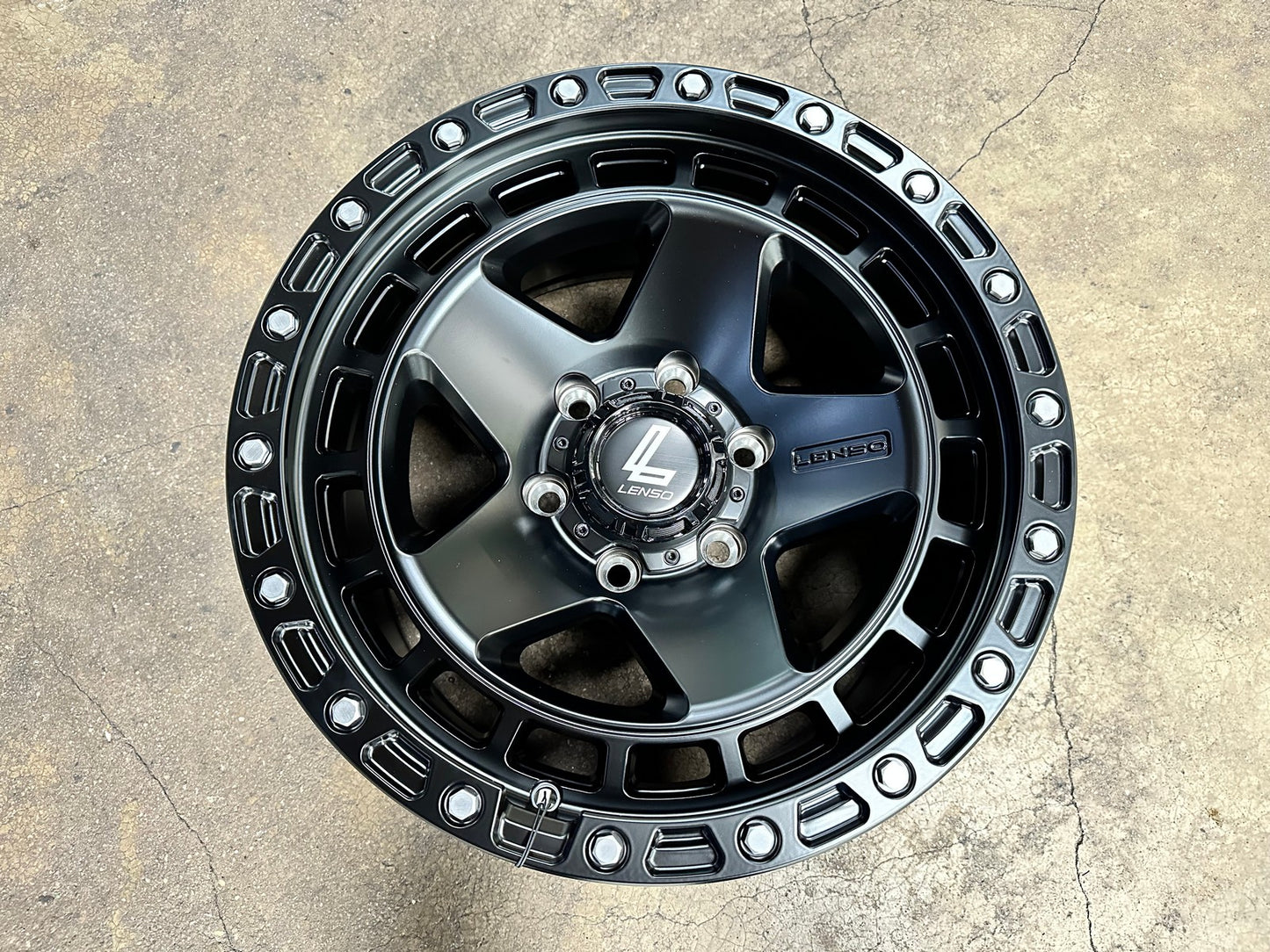 New 17X9 ET0 Lenso MXM Rim (4 wheel) Matt Black 6X139.7