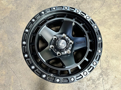 New 17X9 ET0 Lenso MXM Rim (4 wheel) Matt Black 6X139.7