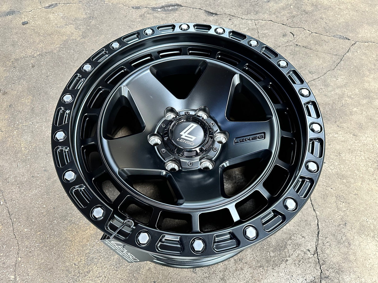 New 17X9 ET0 Lenso MXM Rim (4 wheel) Matt Black 6X139.7