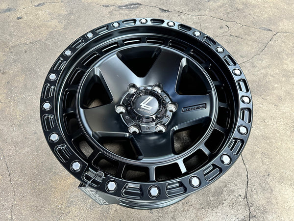 New 17X9 ET0 Lenso MXM Rim (4 wheel) Matt Black 6X139.7