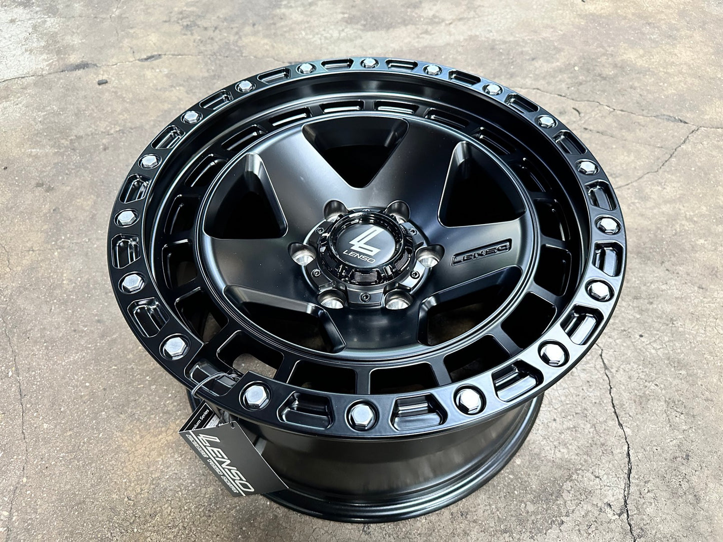 New 17X9 ET0 Lenso MXM Rim (4 wheel) Matt Black 6X139.7