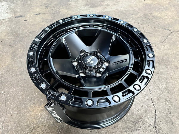 New 17X9 ET0 Lenso MXM Rim (4 wheel) Matt Black 6X139.7