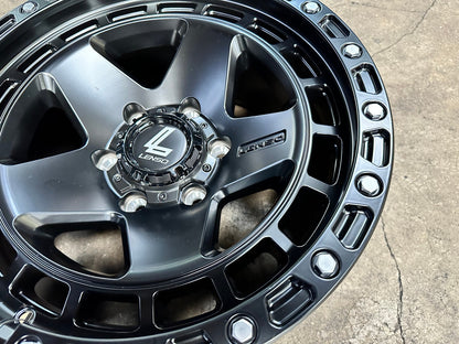 New 17X9 ET0 Lenso MXM Rim (4 wheel) Matt Black 6X139.7