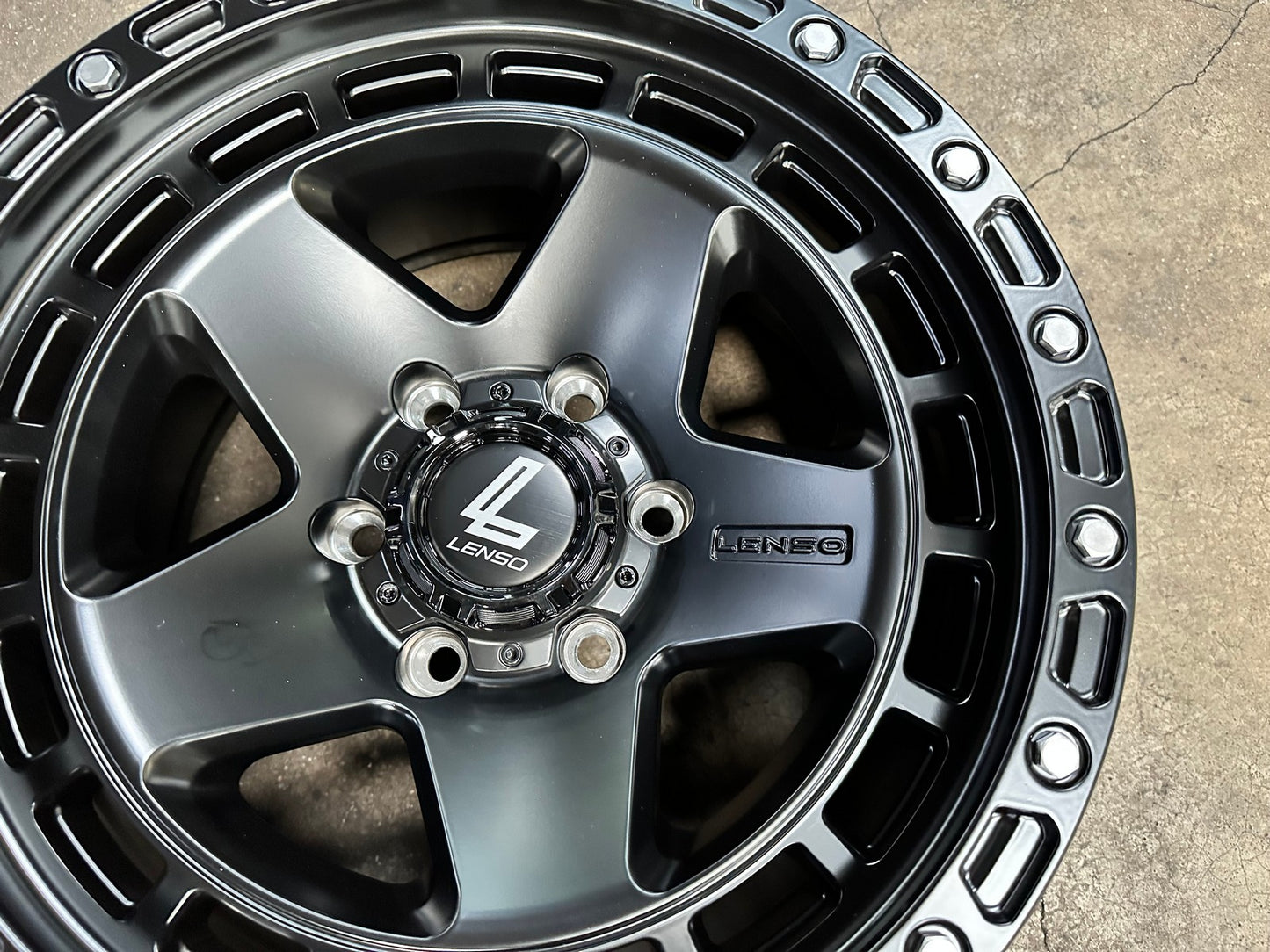 New 17X9 ET0 Lenso MXM Rim (4 wheel) Matt Black 6X139.7