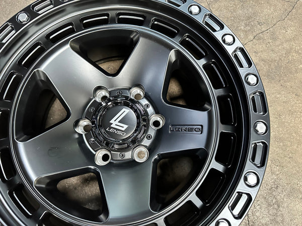 New 17X9 ET0 Lenso MXM Rim (4 wheel) Matt Black 6X139.7