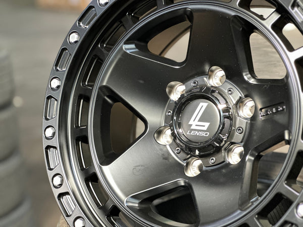 New 17X9 ET0 Lenso MXM Rim (4 wheel) Matt Black 6X139.7