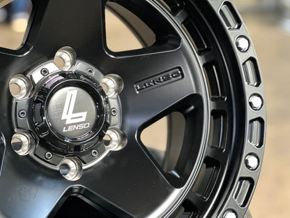 New 17X9 ET0 Lenso MXM Rim (4 wheel) Matt Black 6X139.7