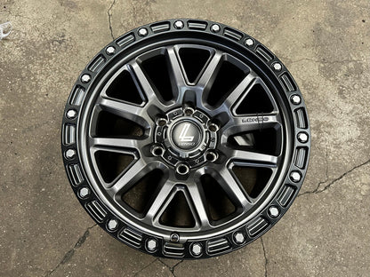 New 17X9 ET0 Lenso MX Marvel Rim (4 wheel) Matt Black 6X139.7