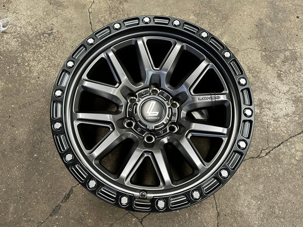 New 17X9 ET0 Lenso MX Marvel Rim (4 wheel) Matt Black 6X139.7