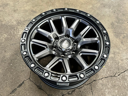 New 17X9 ET0 Lenso MX Marvel Rim (4 wheel) Matt Black 6X139.7