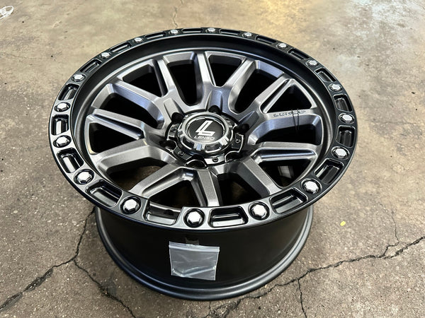 New 17X9 ET0 Lenso MX Marvel Rim (4 wheel) Matt Black 6X139.7