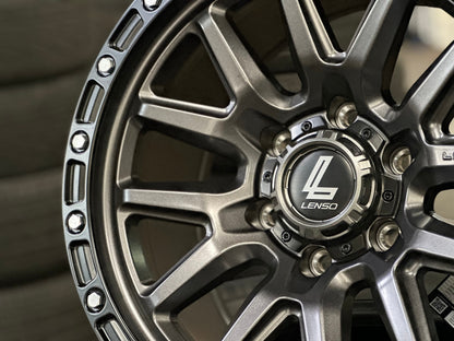 New 17X9 ET0 Lenso MX Marvel Rim (4 wheel) Matt Black 6X139.7