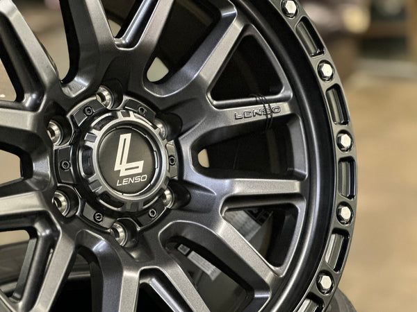 New 17X9 ET0 Lenso MX Marvel Rim (4 wheel) Matt Black 6X139.7