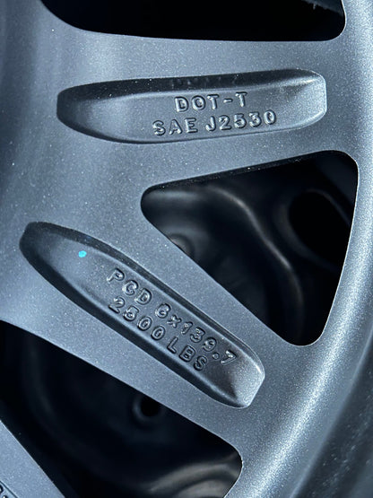 New 17X9 ET0 Lenso MX Marvel Rim (4 wheel) Matt Black 6X139.7