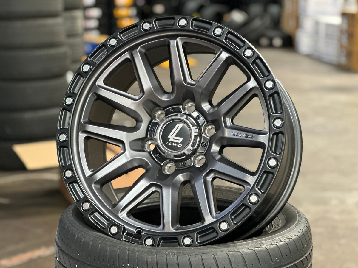 New 18X9 ET0 Lenso MX Marvel Rim (4 wheel) Matt Black 6X139.7