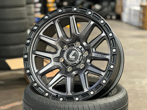 New 18X9 ET0 Lenso MX Marvel Rim (4 wheel) Matt Black 6X139.7