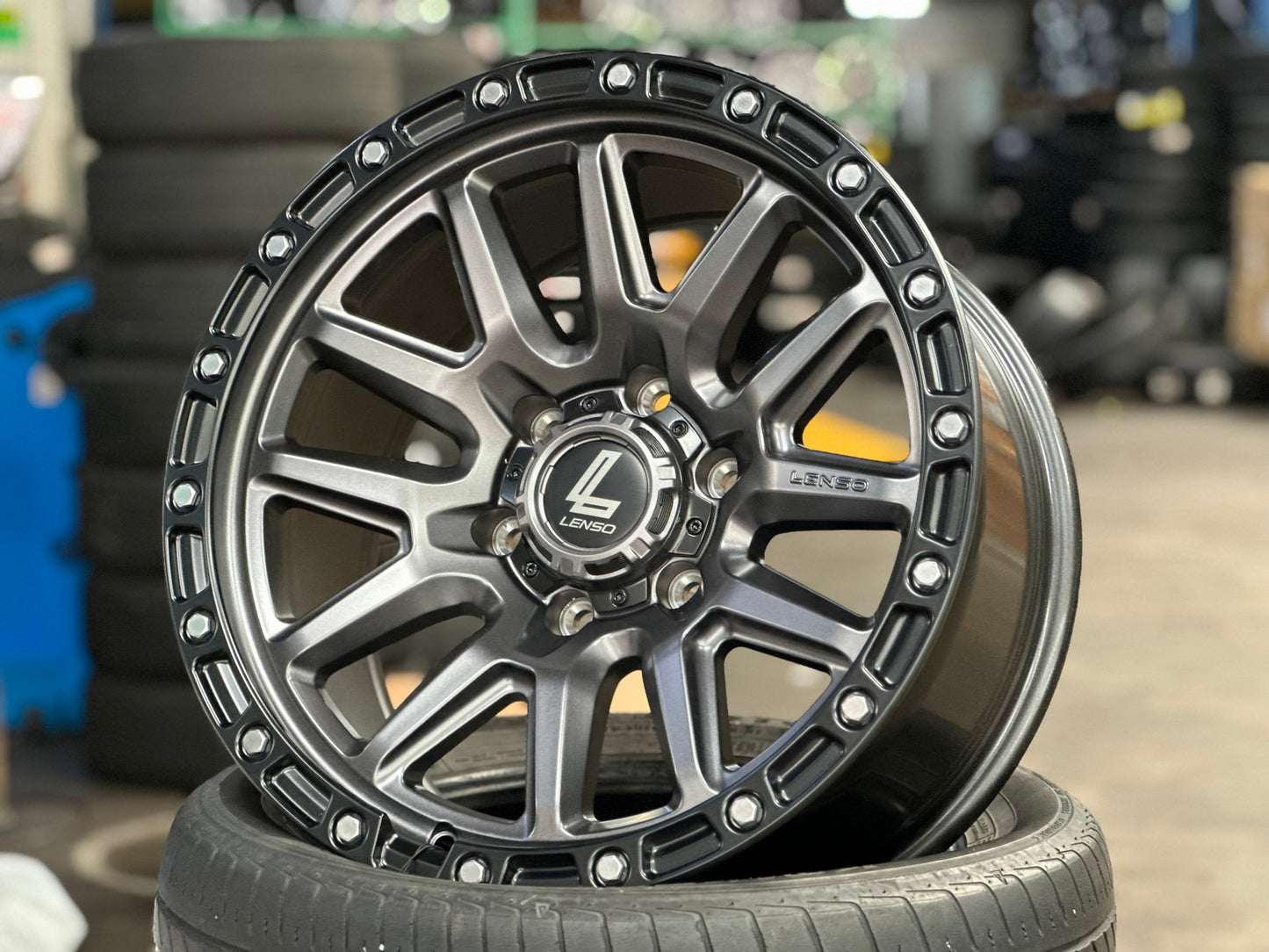 New 18X9 ET0 Lenso MX Marvel Rim (4 wheel) Matt Black 6X139.7