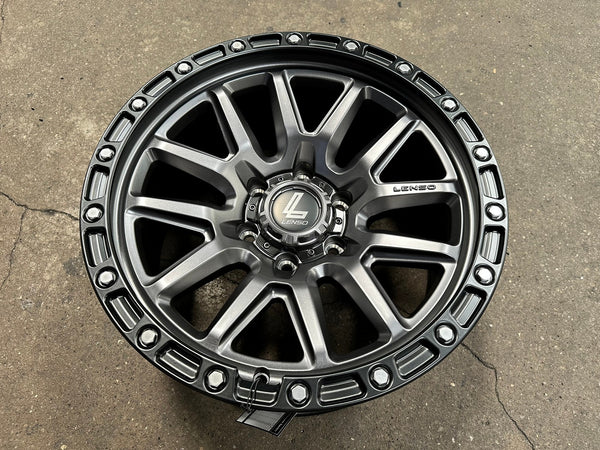 New 18X9 ET0 Lenso MX Marvel Rim (4 wheel) Matt Black 6X139.7
